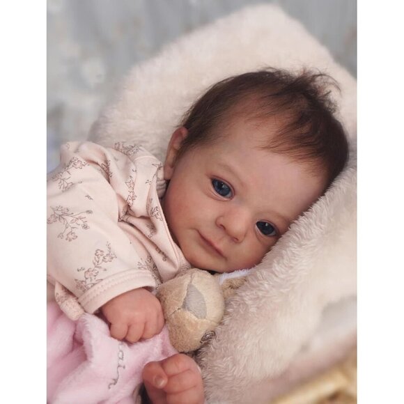 🆕 19 inch  Soft Cloth Body Realistic Reborn Baby Boy Doll - Picture 5 of 8